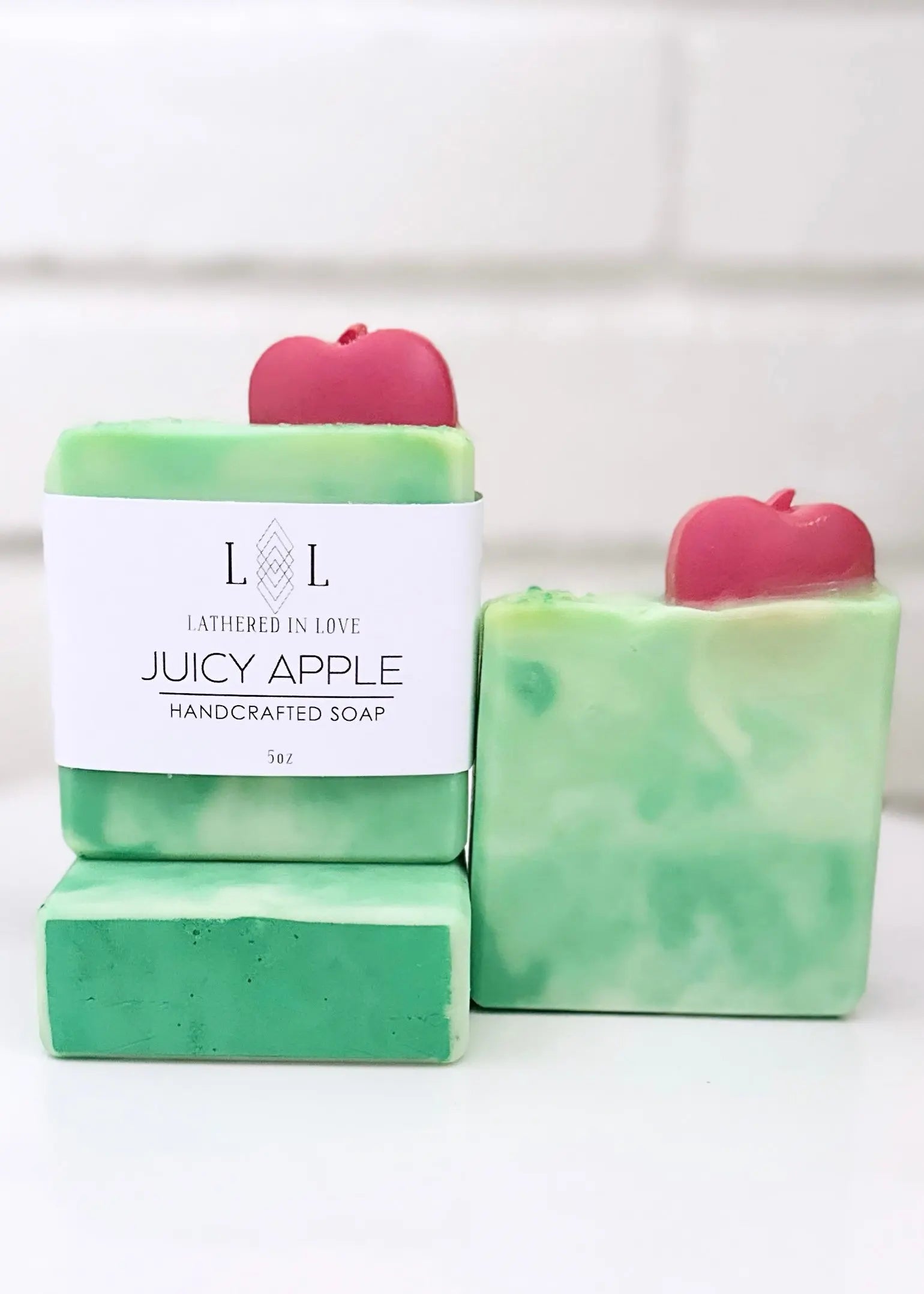 JUICY APPLE SOAP SLICE Lathered In Love LLC