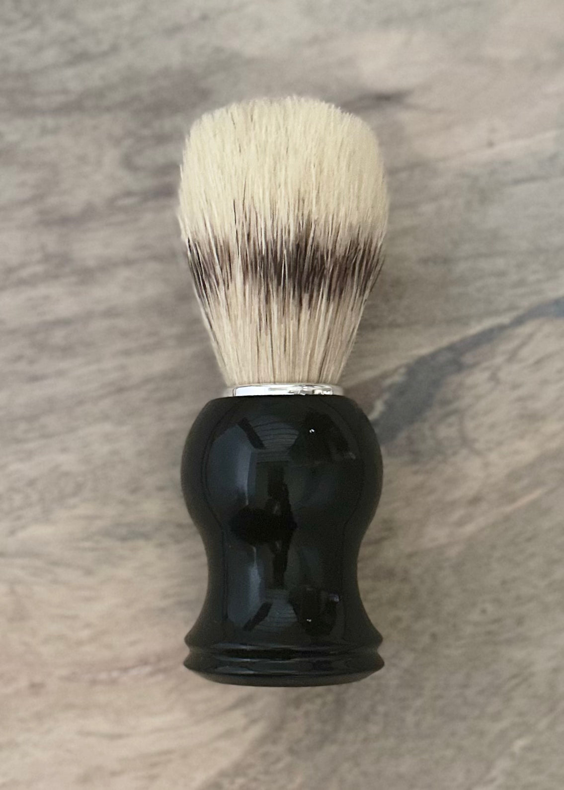 BOAR BRISTLE SHAVE BRUSH BLACK Lathered In Love LLC