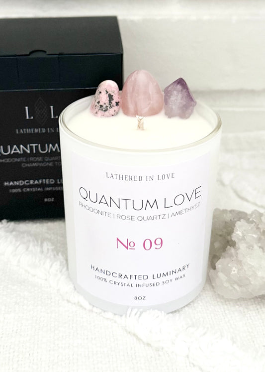 QUANTUM LOVE CRYSTAL LUMINARY Lathered In Love LLC