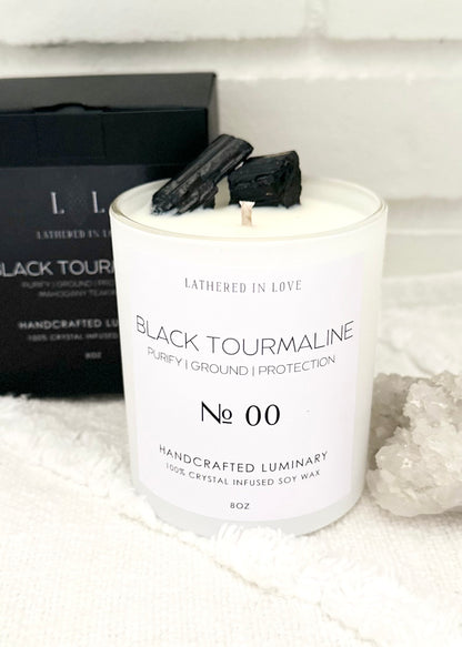 BLACK TOURMALINE LUMINARY Lathered In Love LLC