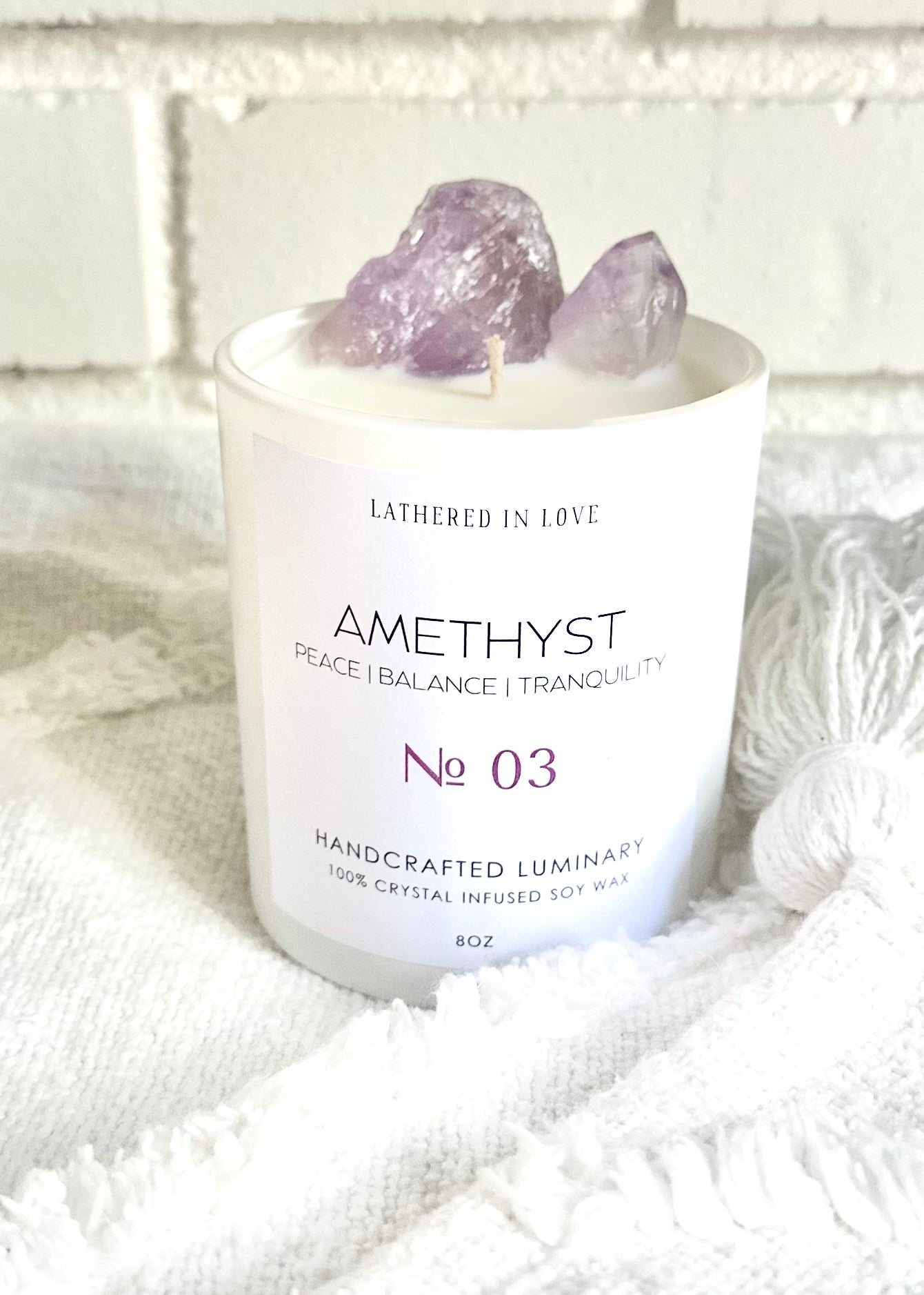 AMETHYST LUMINARY Lathered In Love LLC