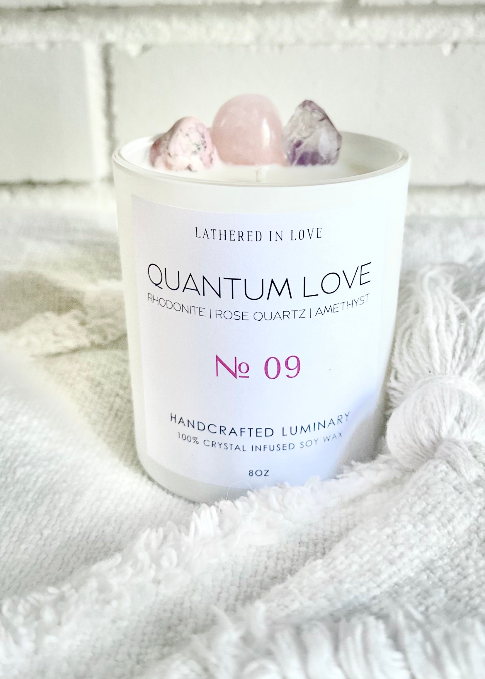 QUANTUM LOVE CRYSTAL LUMINARY Lathered In Love LLC