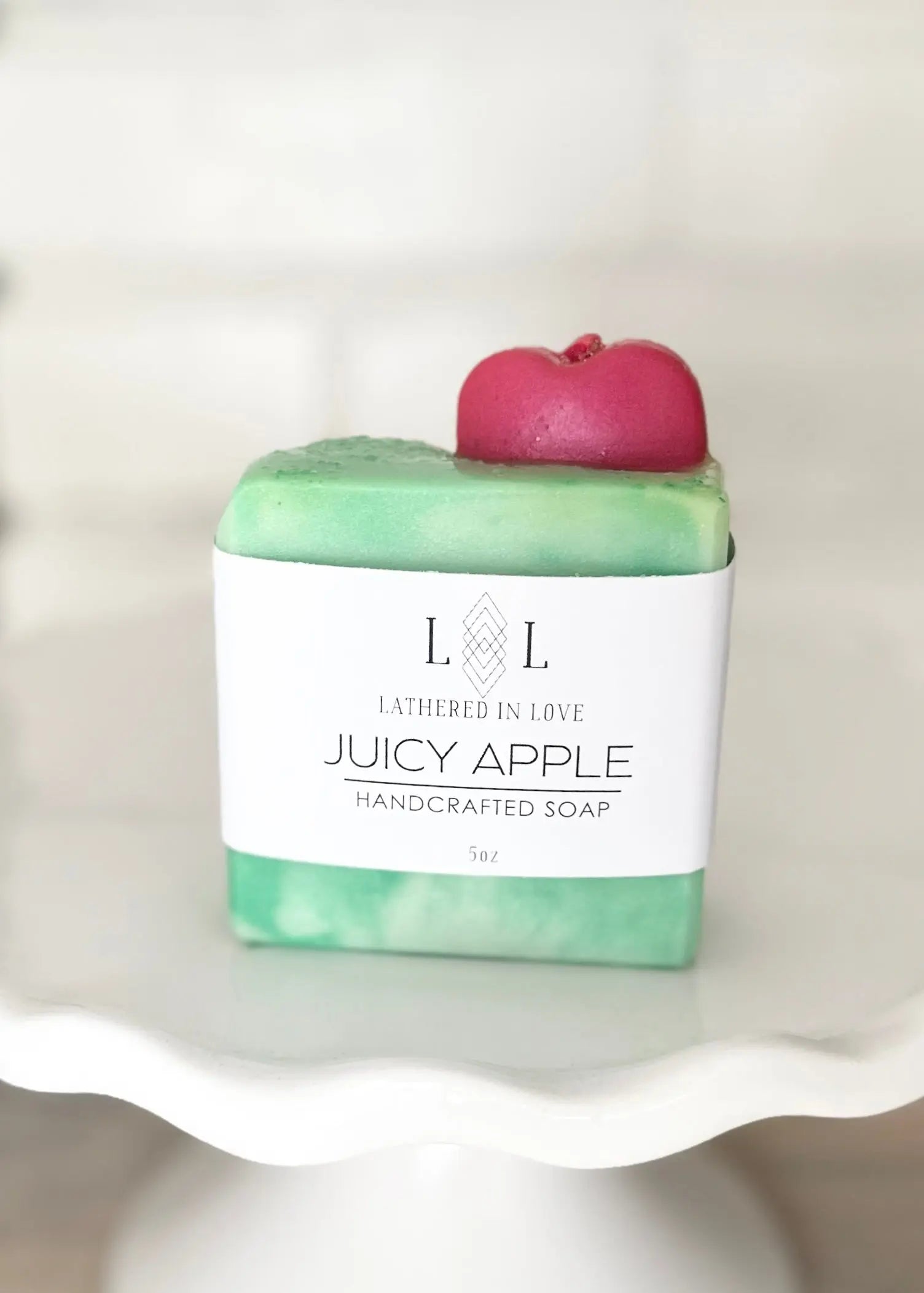 JUICY APPLE SOAP SLICE Lathered In Love LLC