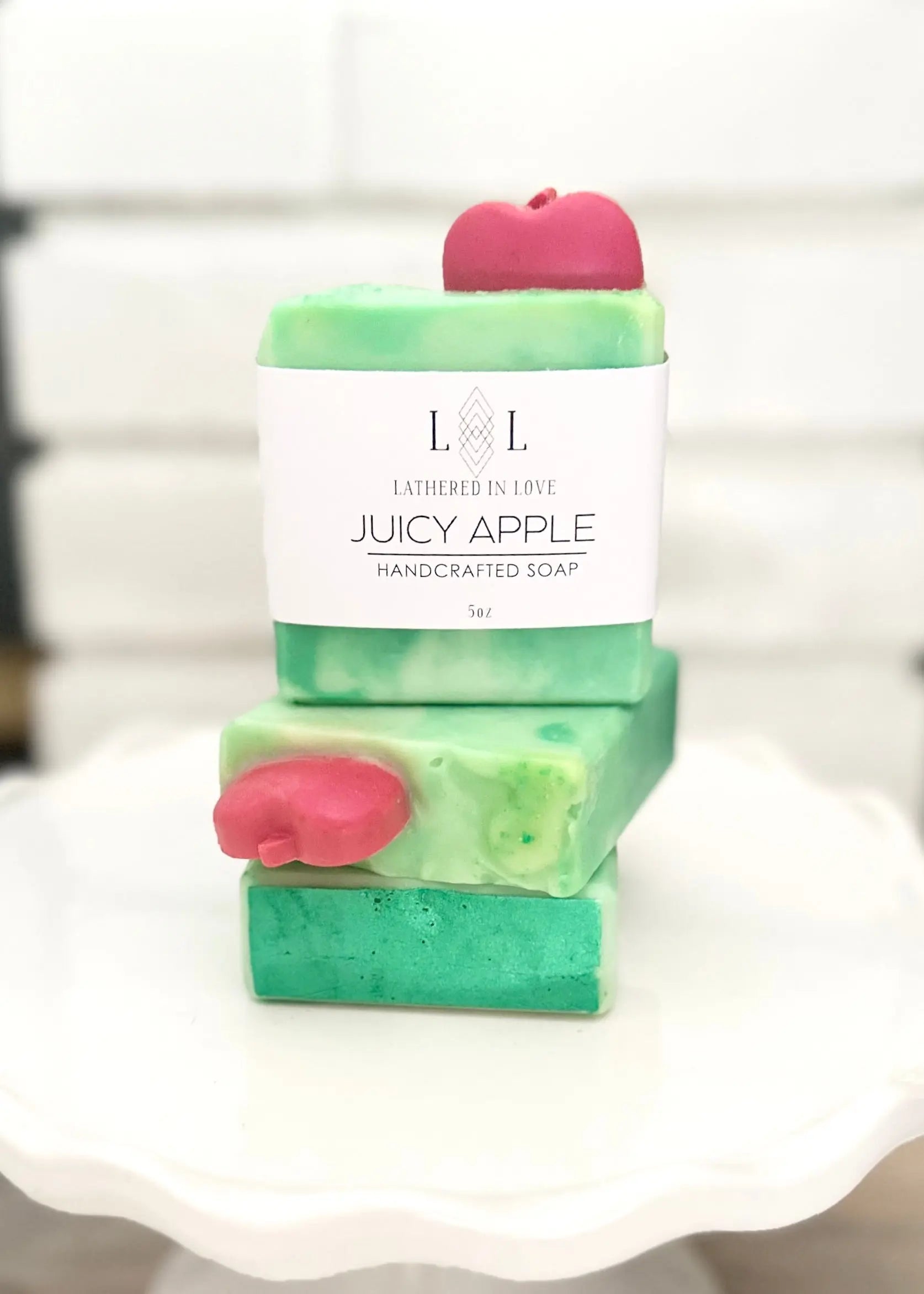 JUICY APPLE SOAP SLICE Lathered In Love LLC