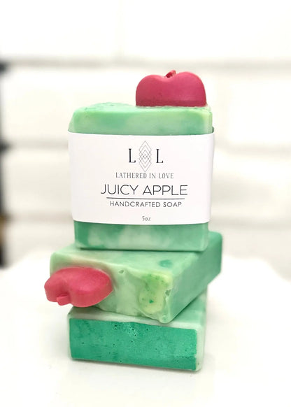 JUICY APPLE SOAP SLICE Lathered In Love LLC