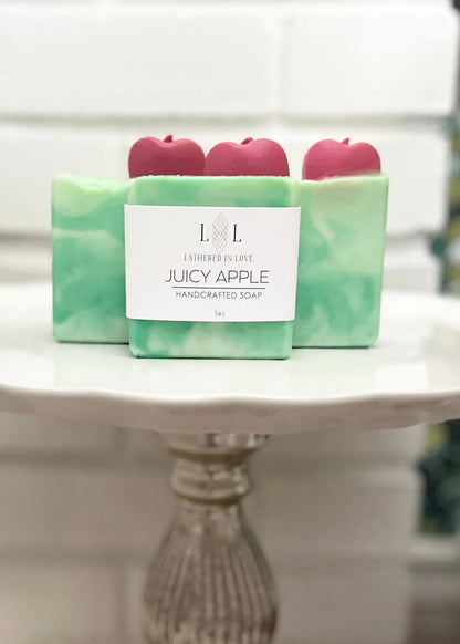 JUICY APPLE SOAP SLICE Lathered In Love LLC