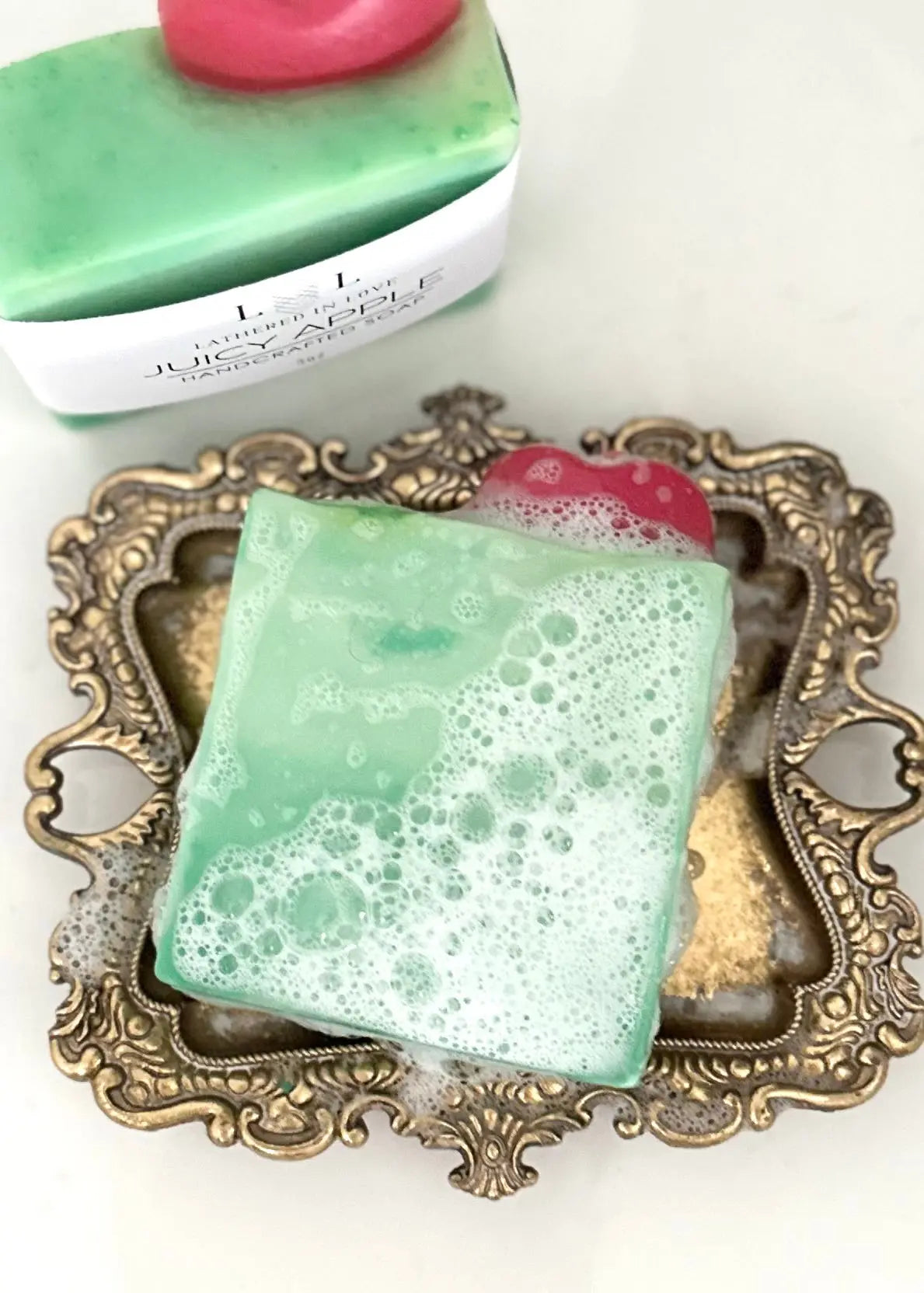 JUICY APPLE SOAP SLICE Lathered In Love LLC