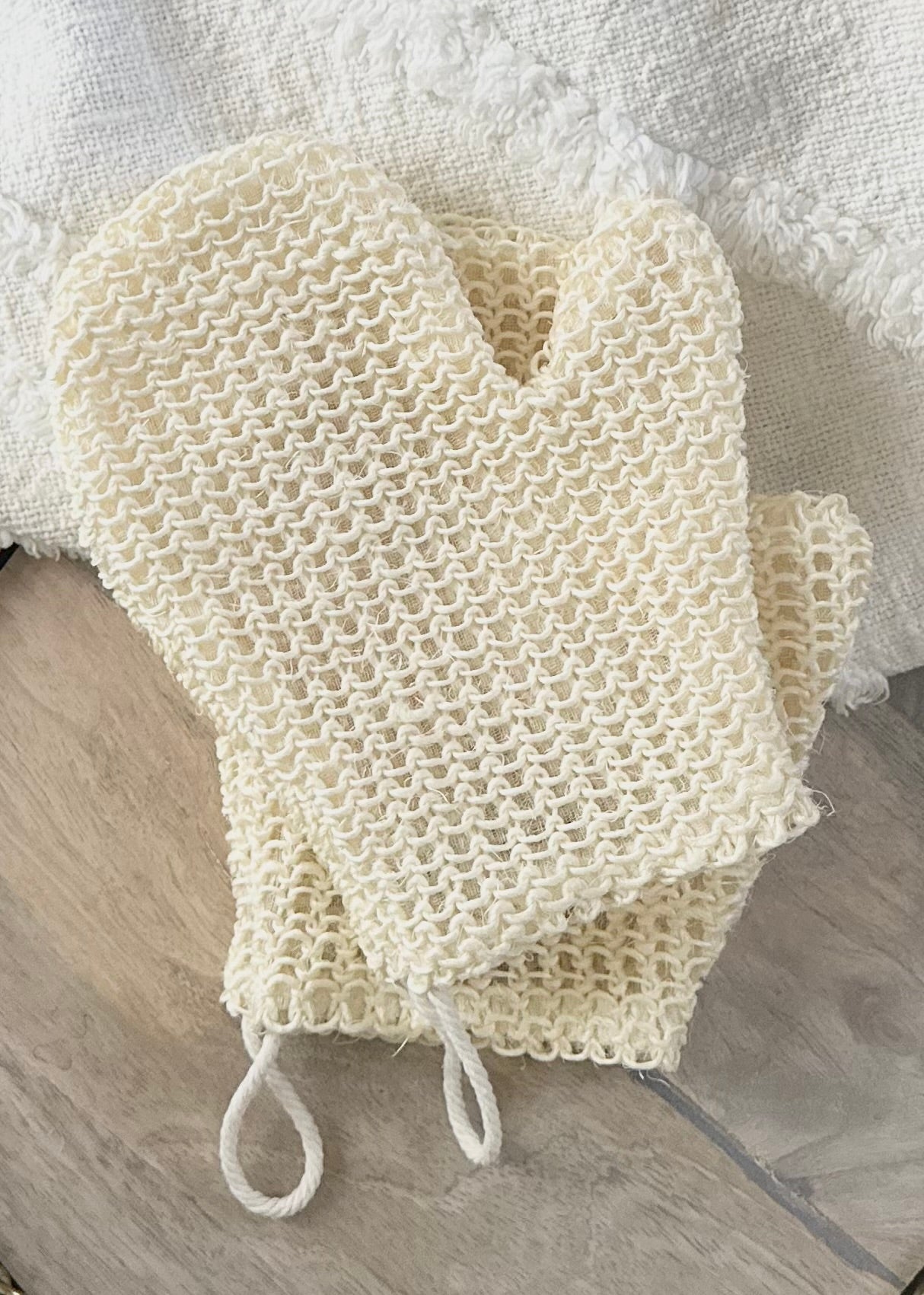 SISAL BATH MITT Lathered In Love LLC